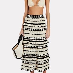 ZIMMERMANN
Anneke Crocheted Cotton Midi Skirt